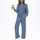 🔥LAST DAY SALE 60% OFF👍✨2026 New Women's Mock Neck Long Sleeve Lounge Set