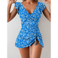 🏖️Last Day Special Sale 49% OFF🩱Women’s One Piece Swimdress Tummy Control Ruffle Swimsuit