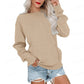 💖2026 Autumn’s Sale 70% OFF✨🍂Women's Crewneck Hoodless Sweatshirt With Kangaroo Pocket Longsleeve Oversized Pullover