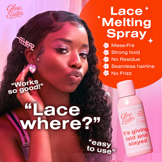 🏆Flash Sale Buy 2 get 1 Free⚡50K+ SOLD! 💥Lace Melting Spray-Locks Wigs Securely All Day