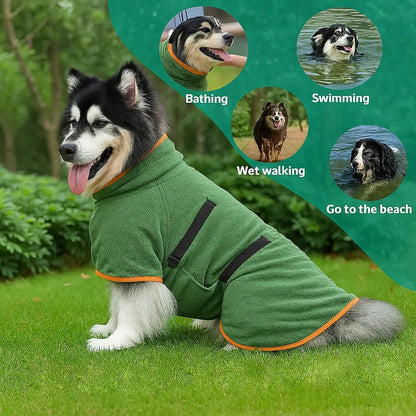 🐶🐾LAST DAY SALE 49% OFF💦 Super Absorbent Quick-drying Pet Dog Bathrobe