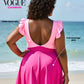 💥Last Day Special Sale 49% OFF💃Women's One Piece Swimsuit Ruffle Cutout Swimdress