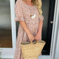 🏖️2026 Summer Hot Sale 70% OFF💃Round Neck Polka Dot Print Midi Dress