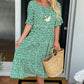🏖️2026 Summer Hot Sale 70% OFF💃Round Neck Polka Dot Print Midi Dress