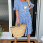 🏖️2026 Summer Hot Sale 70% OFF💃Round Neck Polka Dot Print Midi Dress