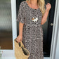 🏖️2026 Summer Hot Sale 70% OFF💃Round Neck Polka Dot Print Midi Dress