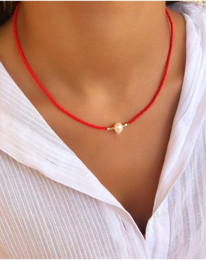 🔥Buy 1 Get 1 Free🔥Freshwater Pearl Necklace (4 Color Options)