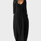 🔥Last Day Special 49% OFF💃Women's Solid Color Loose-Fitting Dress with Pockets