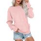 💖2026 Autumn’s Sale 70% OFF✨🍂Women's Crewneck Hoodless Sweatshirt With Kangaroo Pocket Longsleeve Oversized Pullover