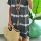 💃2026 Summer Hot Sale 70% OFF🌈Tie-Dye Striped Short Sleeve T-Shirt Dress – Soft & flowy – Perfect for summer, beach or casual days – comfortable and stylish 🌊✨