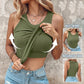 💖LAST DAY SPECIAL SALE 50% OFF🍃💖Women's Ribbed Stretchy Tank Top with Built-in Bra