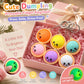 🔥🎁LAST DAY 70% OFF🔥Cute Dumpling Pressable Fidget Keychain - touch sensing light