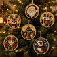 🎁LAST DAY SALE ONLY ￡7.99!!🎄✨6PCS Christmas Wooden DIY Painting Hanging Ornaments Set -💎Make sparkling 5D pearl decorations yourself