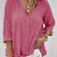 🍂Autumn Sales 49% OFF🍁Women Linen V-neck Loose Top