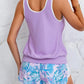 🩱Last Day Sale 50% OFF💃Women's Modest Two Piece Bathing Suit Scoop Neck Tankini Swimsuit