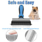 🐾Last Day-BUY 1 GET 1 FREE🏆✂️Dog Grooming Comb UK – Stainless Steel Double-Sided Brush, Universal Detangling & Shedding Tool for Daily Pet Coat Care