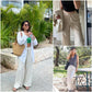 👖50% OFF NOW!🌿Women's Casual Lightweight Plain Trousers –✨Adjustable Drawstring,Side Pockets & Soft Drape
