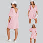 🏆LIMITED-TIME 50% OFF!💐Women's Oversized Athletic Jumpsuit Casual Romper Overall Workout Tee Hot Short Romper