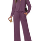 ⏰LAST DAY SALE 70% OFF👍✨Women's Two Piece Lounge Set Long Sleeve Top Wide Leg Pants