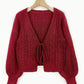 🍂Last Day Promotion 70% OFF💗Women's Solid Basic Loose-Fit Drop Shoulder Long Sleeve Cardigan