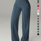 💗LAST DAY SPECIAL SALE 50% OFF👖Women's Plain Loose Wide Leg High Waist Sporty Straight Leg Pants with Pockets✨-Comfortable Daily Wear