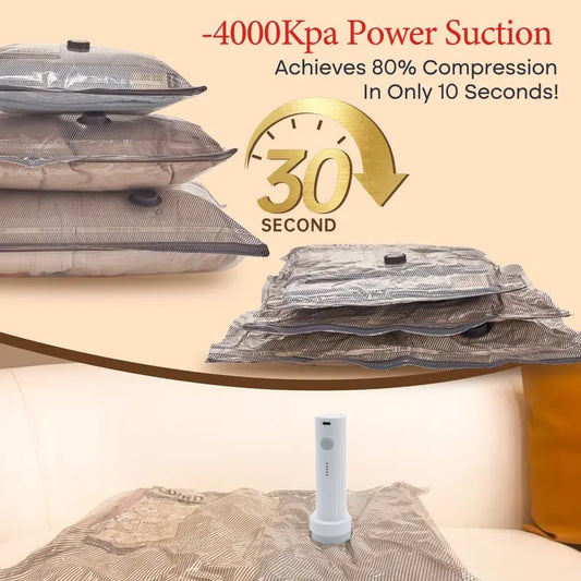 🥳2026 BEST SELLER 50% OFF!!💞50K+ SOLD!✨X7 TravelShrink™ – Cordless Vacuum Compression Kit🧳