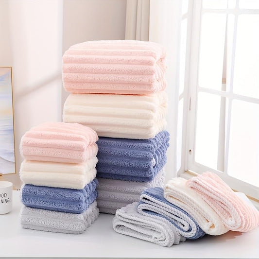 🔥BUY 1 GET 1 FREE🔥Super Soft Absorbent Coral Velvet Bath Towel🎁+Free Face towel