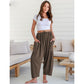 🔥Last Day Promotion 49% OFF❤️Women‘s Linen Blend Oversize Loose Wide Leg Pants with Pockets