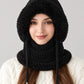 Women's Winter Balaclava – 4-in-1 Knit Hat, Scarf, Face Cover & Ear Warmer