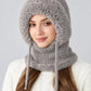 Women's Winter Balaclava – 4-in-1 Knit Hat, Scarf, Face Cover & Ear Warmer