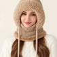 Women's Winter Balaclava – 4-in-1 Knit Hat, Scarf, Face Cover & Ear Warmer
