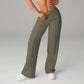 💗LAST DAY SPECIAL SALE 50% OFF👖Women's Plain Loose Wide Leg High Waist Sporty Straight Leg Pants with Pockets✨-Comfortable Daily Wear