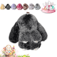 🎁Easter Best Gift  70% Off💥🐰Easter Cute Bunny Plush Keychain - Iron Box Gift Option, 🎁Easter Sweet Surprise