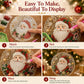 🎄Christmas Pearl Diamond Art Hanging Ornament Kit | Resistant Non-Fading Pearl Beads DIY Handmade Holiday Hanging Decor 🎅💎