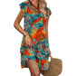 ⏰2026 Hot Sale 50% OFF💃Women's Summer Ruffle Sleeve V Neck Loose Swing Dress with Pockets