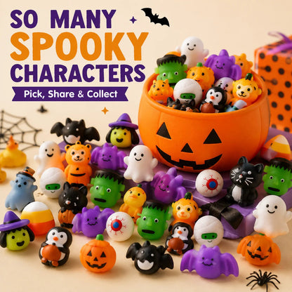 🔥 From Just £7.99 | 30PCS Halloween Mochi Squishy Toys – Spooky Party Favour Set 🎃