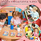 👍💥Valentines Day Gifts 50% OFF🎁Kids Mini Canvas & Easel Mini Watercolor Paint Set