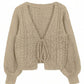 🍂Last Day Promotion 70% OFF💗Women's Solid Basic Loose-Fit Drop Shoulder Long Sleeve Cardigan