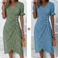🌷2026 Summer Hot Sale 50% OFF🍃Women's floral v-neck printed dress