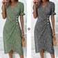 🌷2026 Summer Hot Sale 50% OFF🍃Women's floral v-neck printed dress