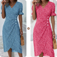 🌷2026 Summer Hot Sale 50% OFF🍃Women's floral v-neck printed dress
