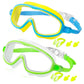 🔥SUMMER GIFT – ONLY £9.99!!🏆#1 Bestselling🏊‍♀️HD children's large frame waterproof and anti-fog swimming goggles