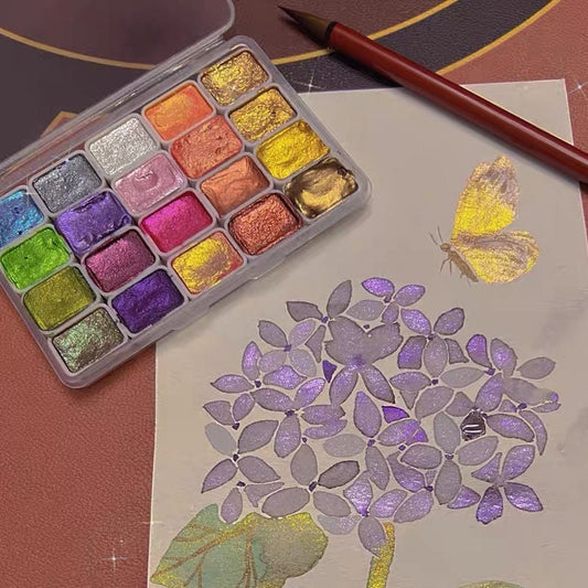 💥Black Friday Day 50% OFF🎅20 Colours Watercolor Painting Set🎨