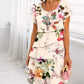 💃2026 SUMMER HOT SALE 50% OFF🌈Women's Multi-plant Floral Print Cascade Dress