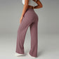 💗LAST DAY SPECIAL SALE 50% OFF👖Women's Plain Loose Wide Leg High Waist Sporty Straight Leg Pants with Pockets✨-Comfortable Daily Wear