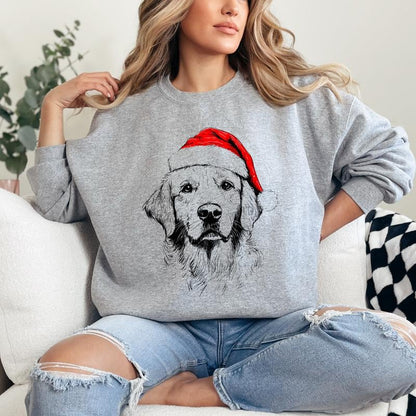 🎁Christmas Sale 49%🎄🎅Santa Paws Christmas Dog Sweatshirt🐶