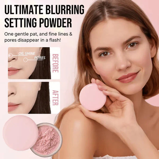 💜LAST DAY - BUY 1 GET 1 FREE💜Brightening Makeup Setting Powder Flawless🌞Summer essential