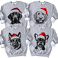 🎁Christmas Sale 49%🎄🎅Santa Paws Christmas Dog Sweatshirt🐶