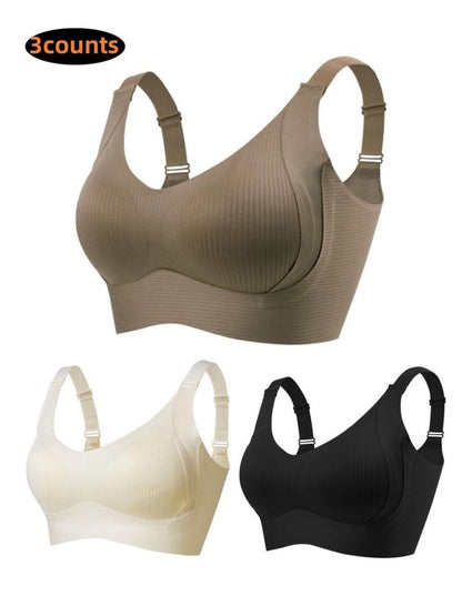 🎁Last Day Buy 1 Get 3 Packs(Each only ￡4.66)🔥Super firming bra | Wire-free push-up bra👍No more sagging breasts