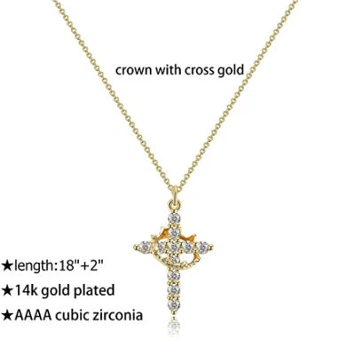 🎄BUY 1 GET 1 FREE🎁2024 New Crown with Cross Pendant Necklace